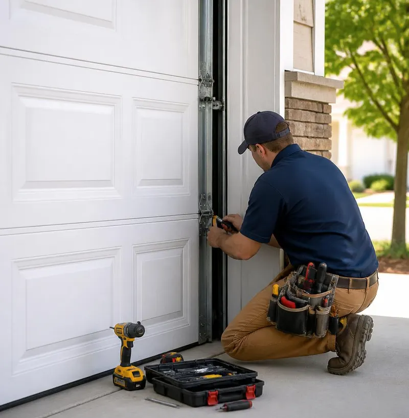 Garage Door Spring Repair in Weston